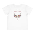Floral Antler Skull Toddler Tee | Fearfully Made Tee | Faith Gift