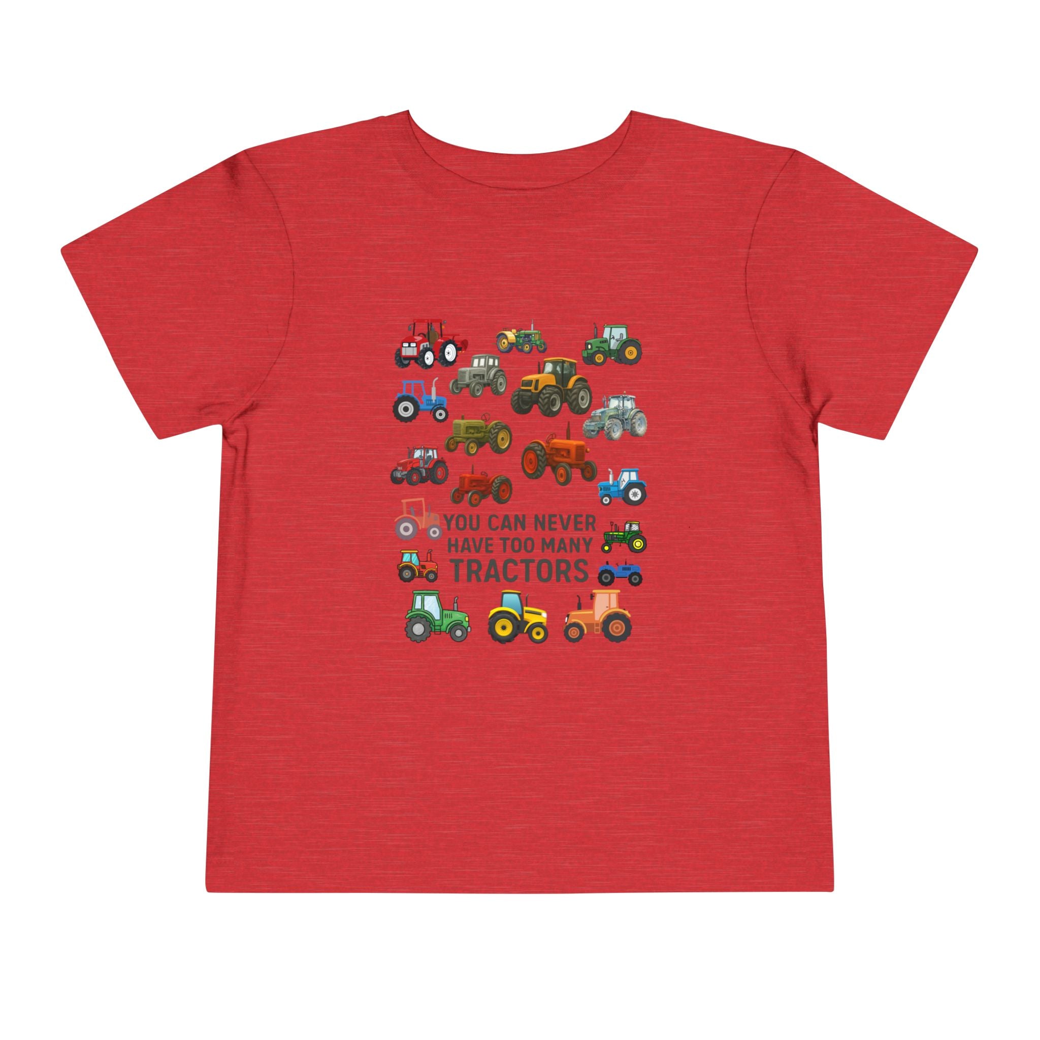 Toddler Tractor Tee – "You Can Never Have Too Many Tractors" Cute Farm Vehicle Shirt