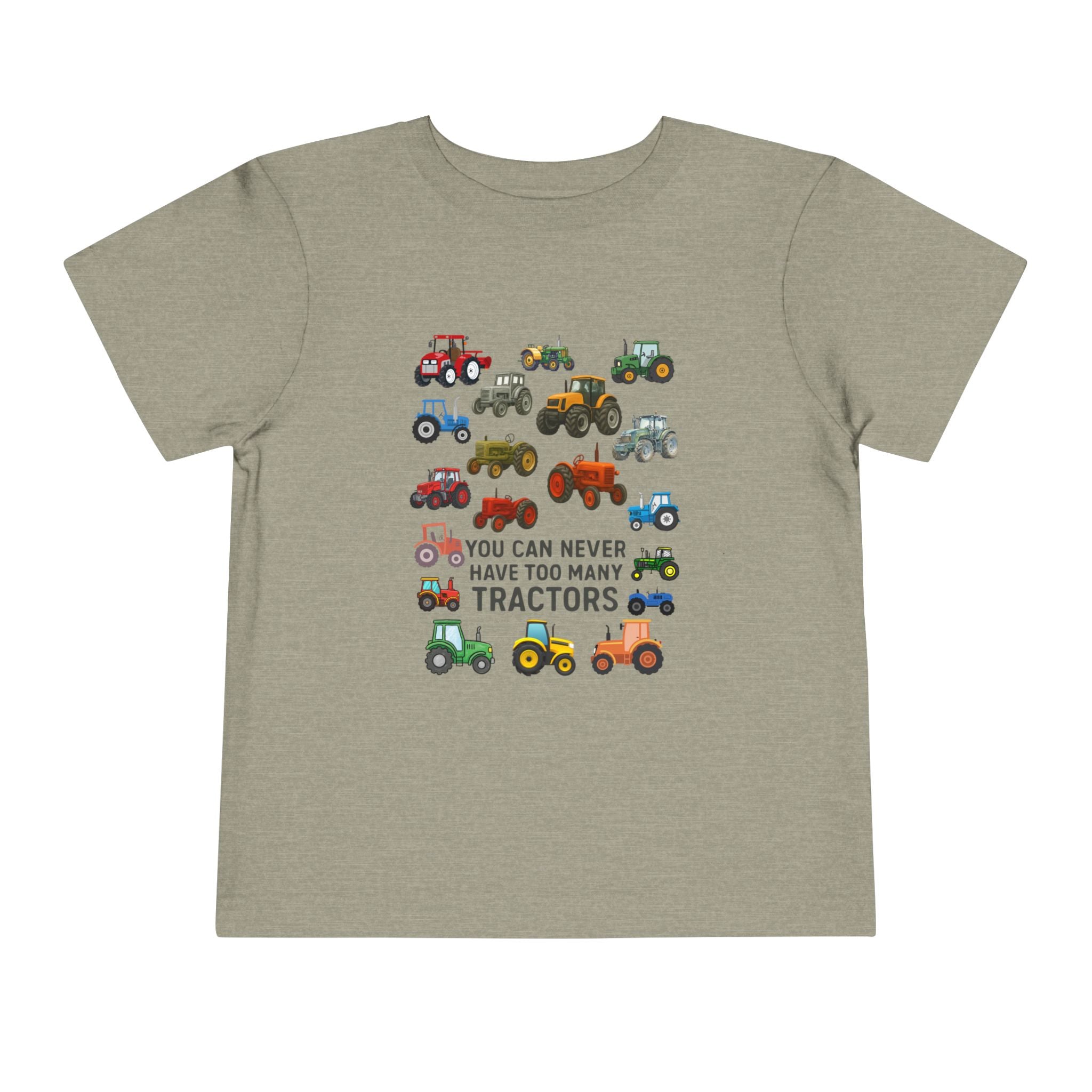 Toddler Tractor Tee – "You Can Never Have Too Many Tractors" Cute Farm Vehicle Shirt
