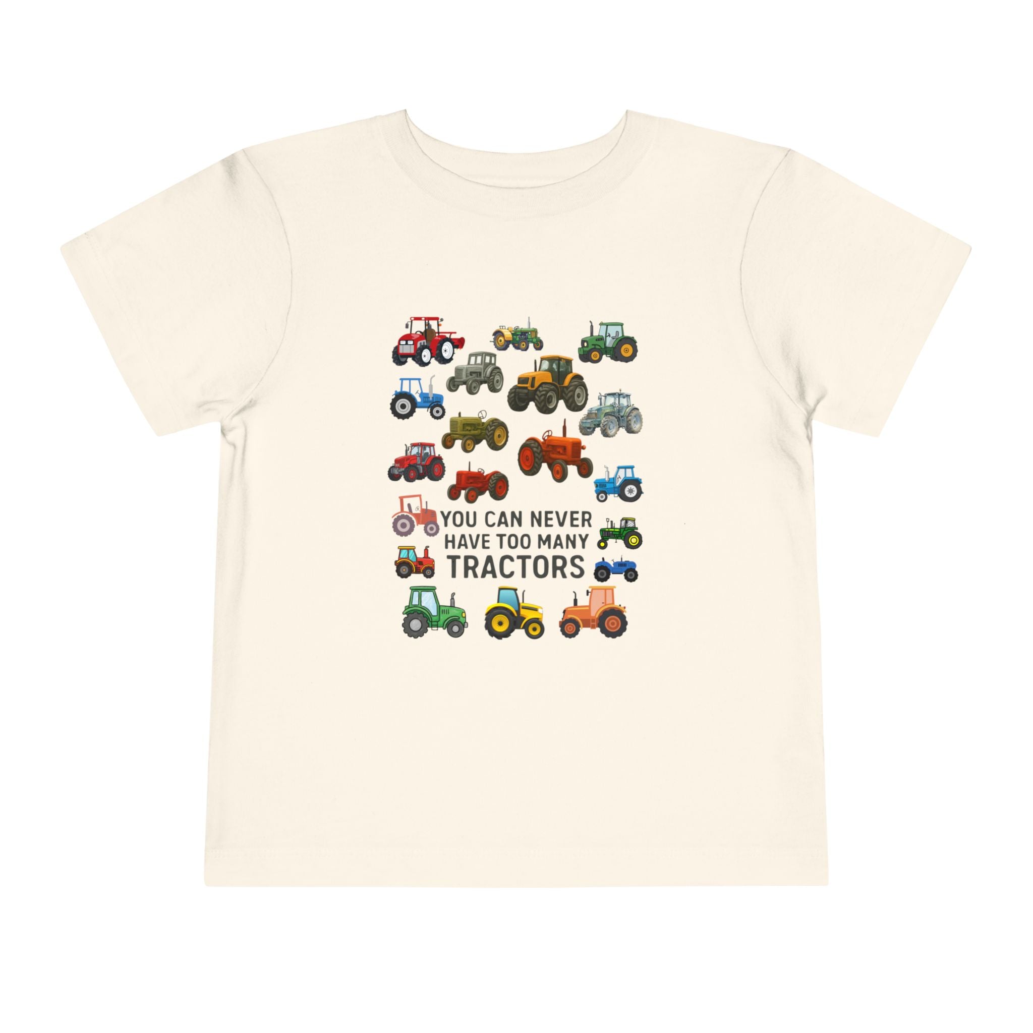 Toddler Tractor Tee – "You Can Never Have Too Many Tractors" Cute Farm Vehicle Shirt
