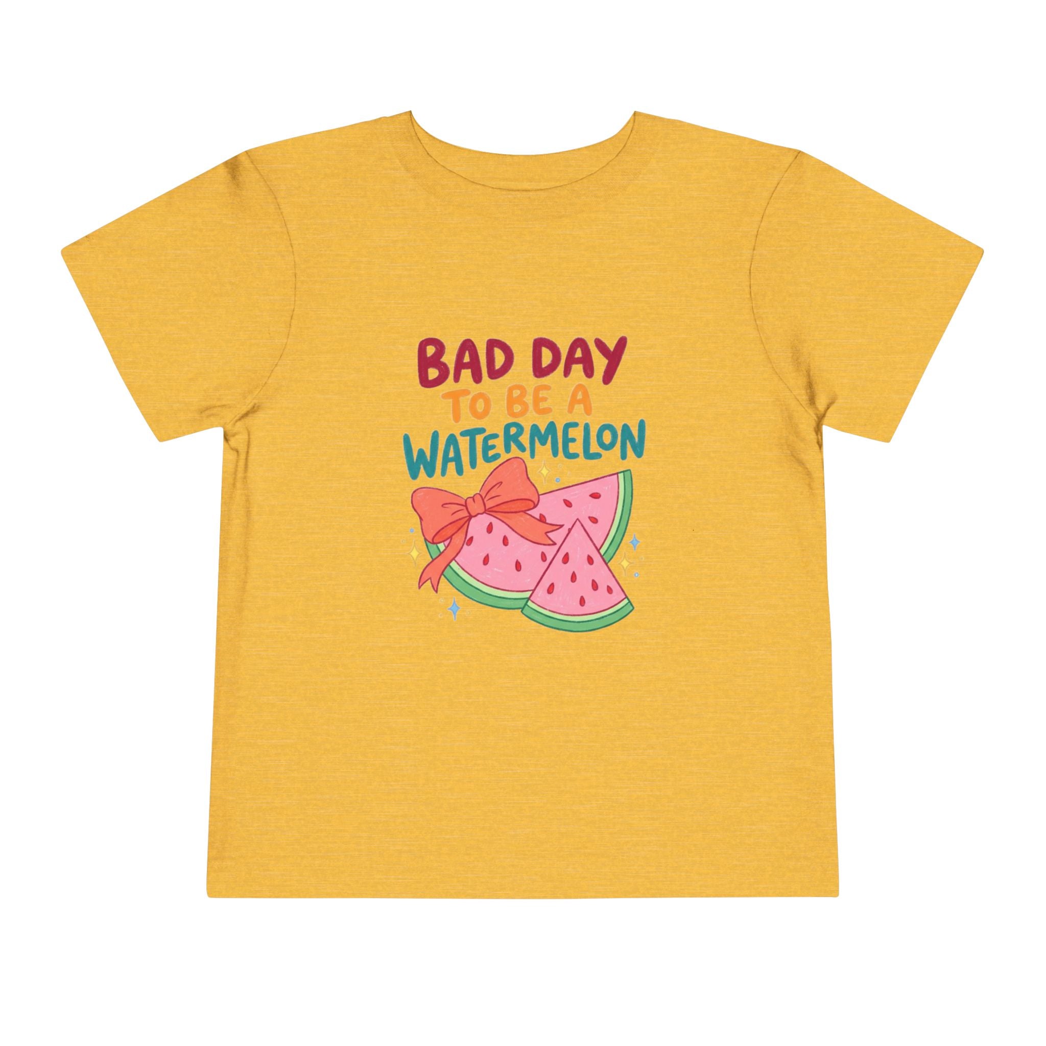 Toddler Tee | "Bad Day to Be a Watermelon" | Cute Fruit Graphic