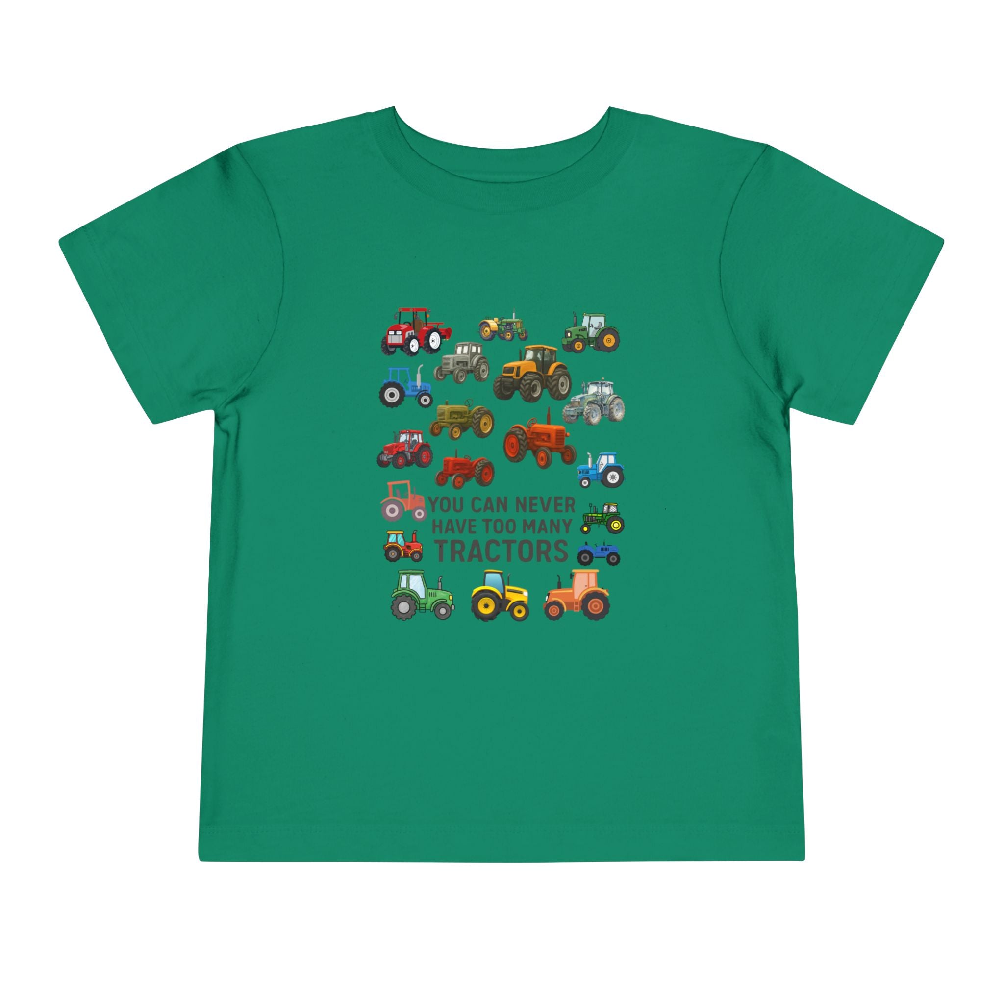Toddler Tractor Tee – "You Can Never Have Too Many Tractors" Cute Farm Vehicle Shirt