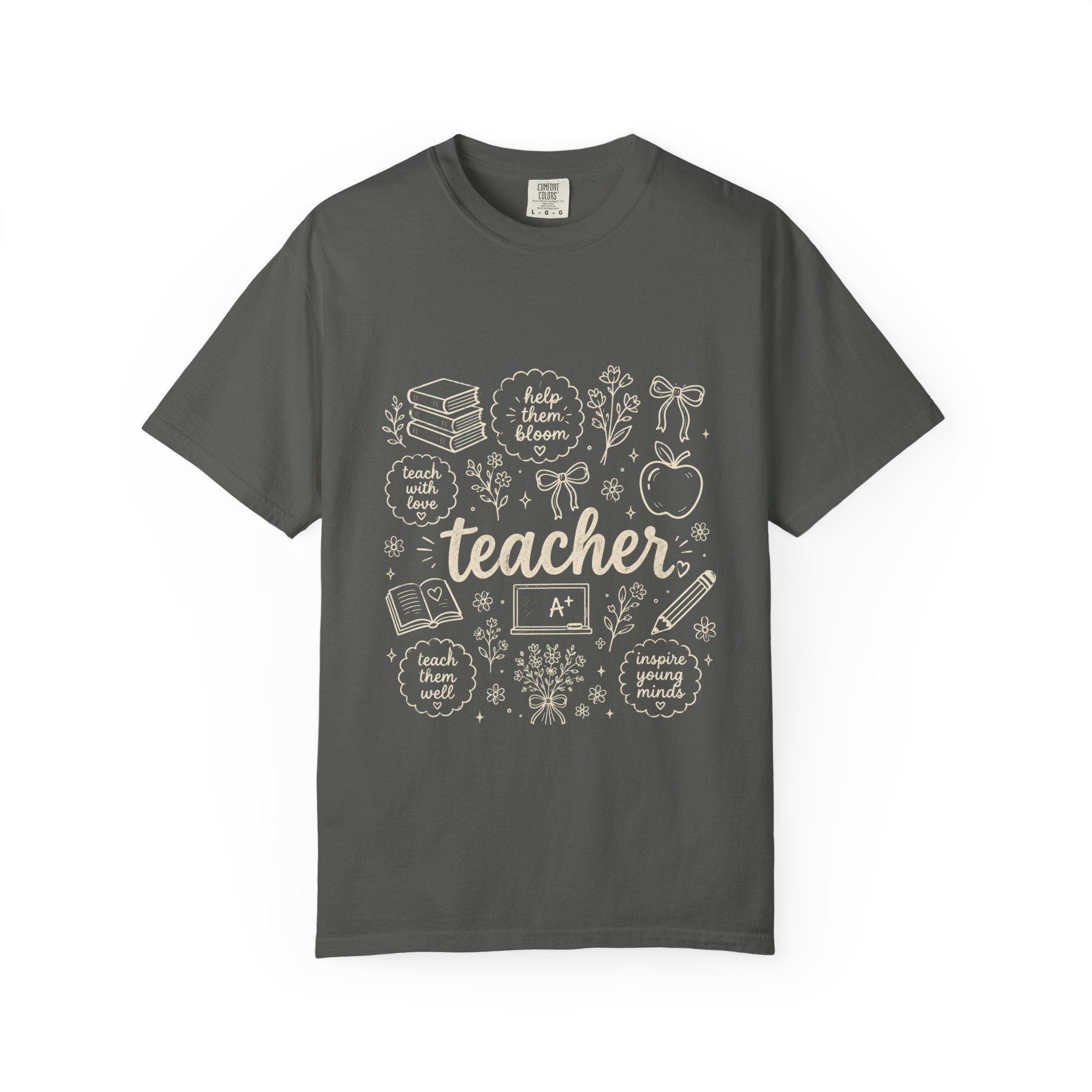 Teach Them Well Chalkboard Tee | Vintage Teacher Shirt | Teacher Gift