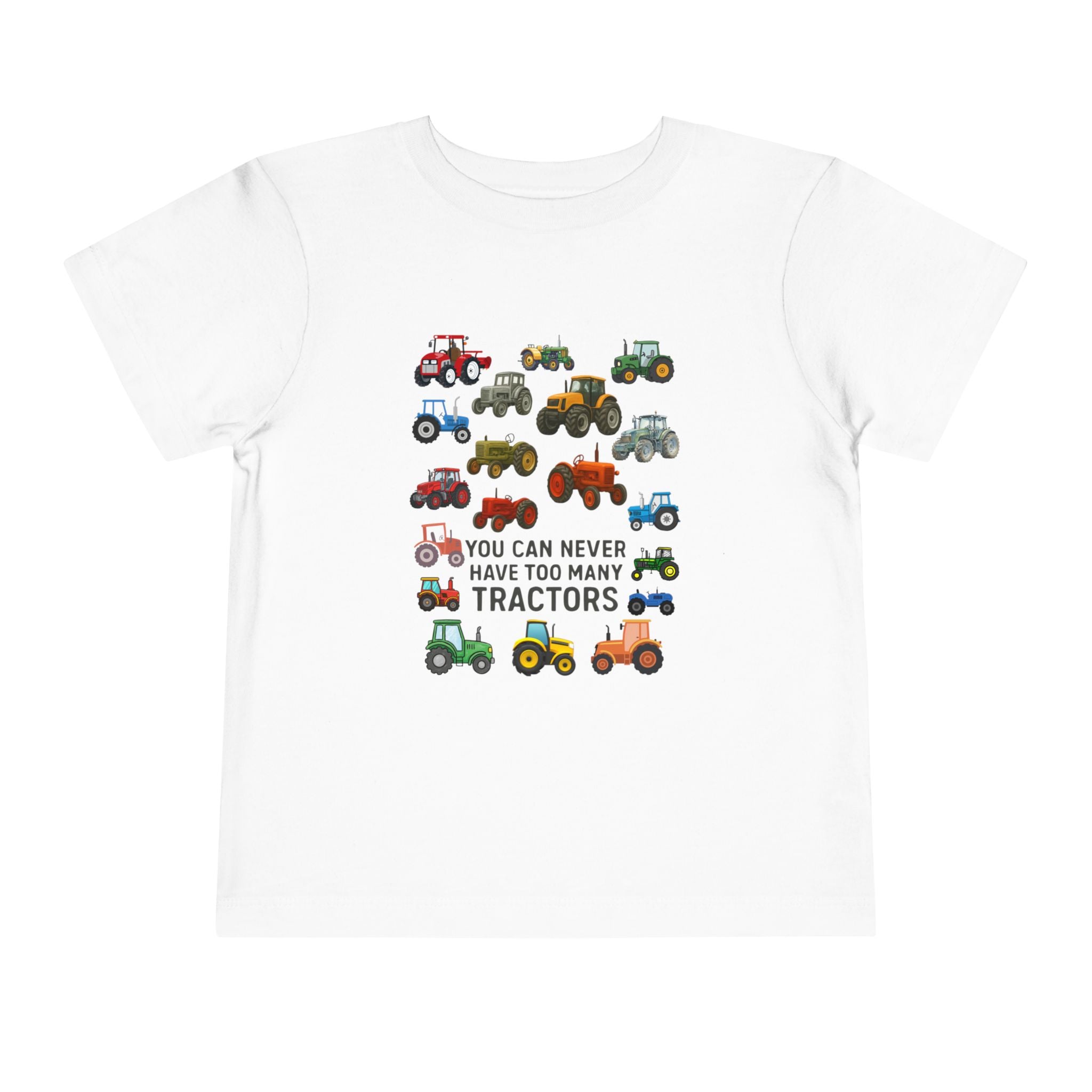Toddler Tractor Tee – "You Can Never Have Too Many Tractors" Cute Farm Vehicle Shirt