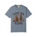 Raising Them Feral T-Shirt — Kid & Farm Animal Vintage Tee
