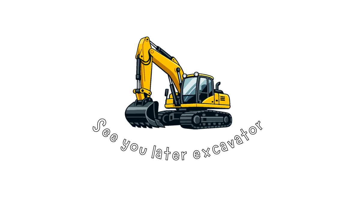 See You Later Excavator Toddler Tee