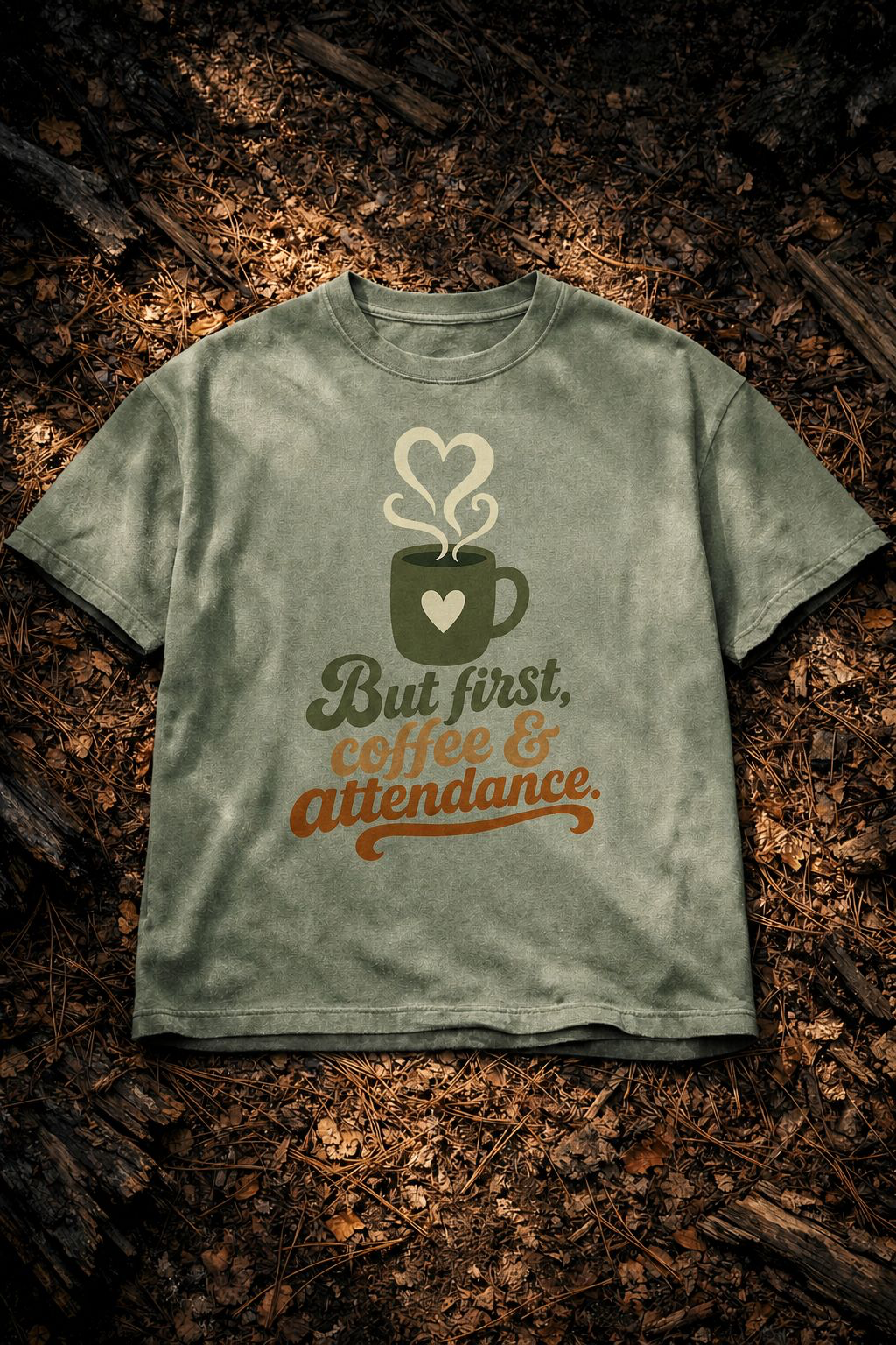 But First Coffee & Attendance T-Shirt | Teacher Tee