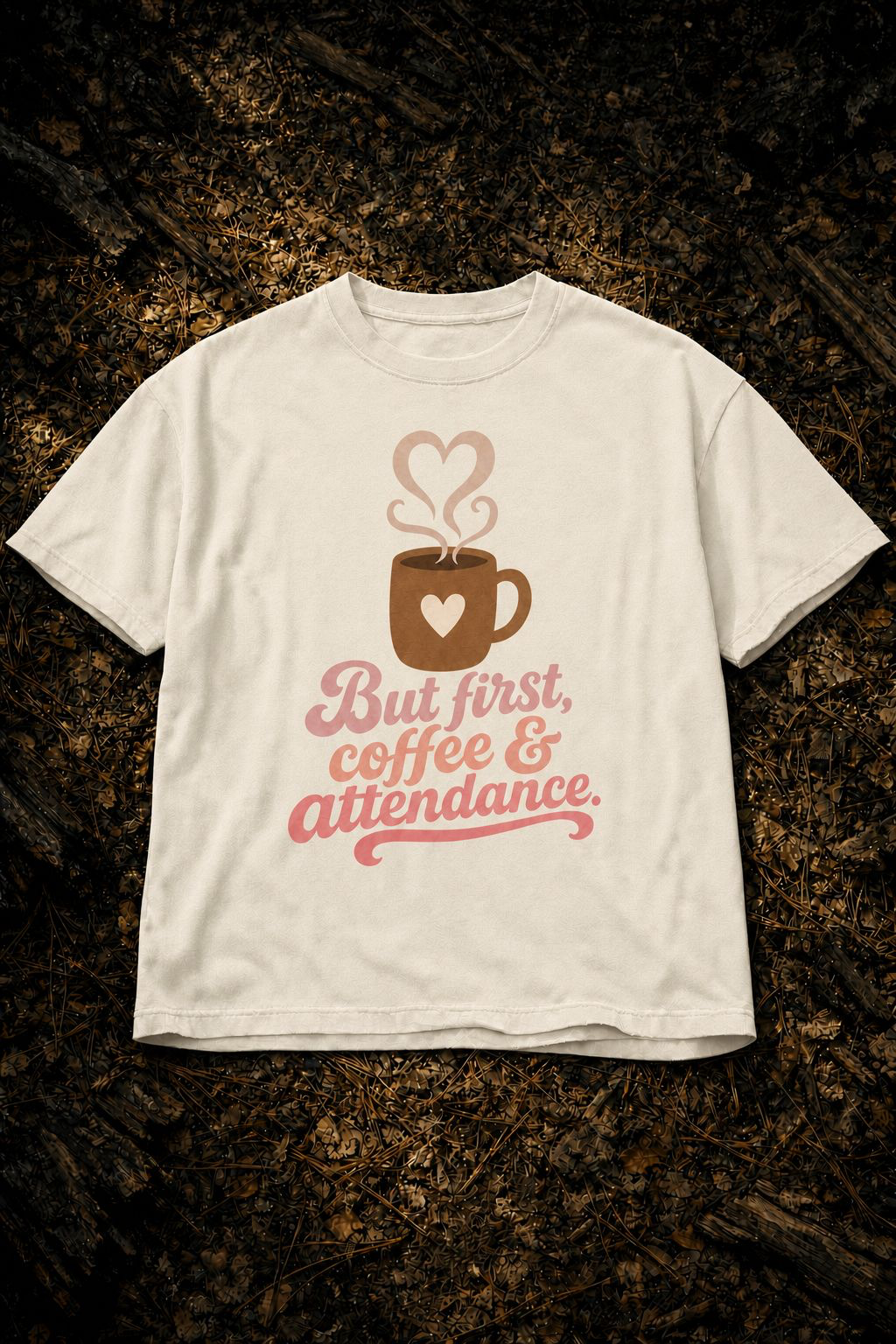 But First Coffee & Attendance T-Shirt | Teacher Tee
