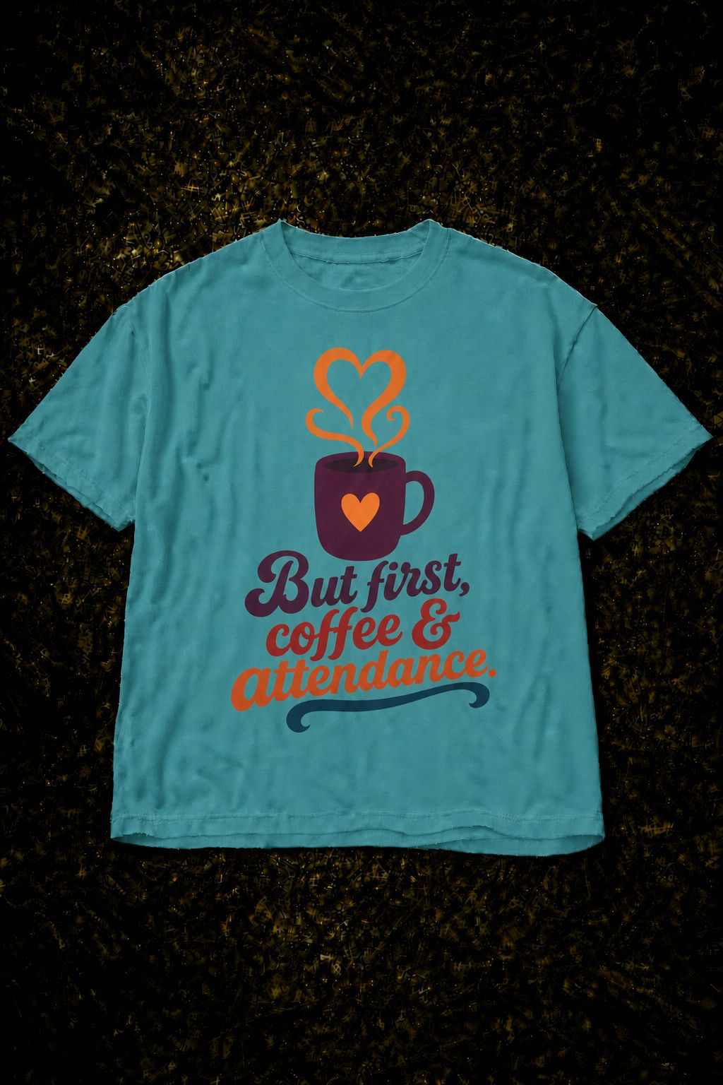 But First Coffee & Attendance T-Shirt | Teacher Tee