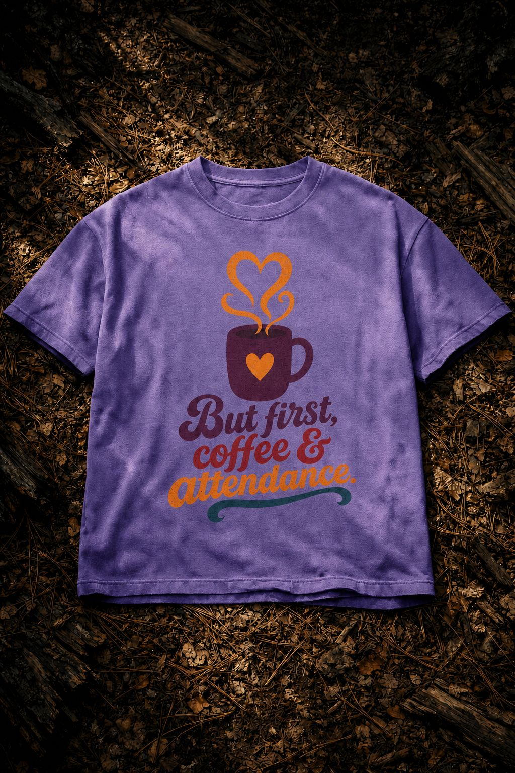 But First Coffee & Attendance T-Shirt | Teacher Tee
