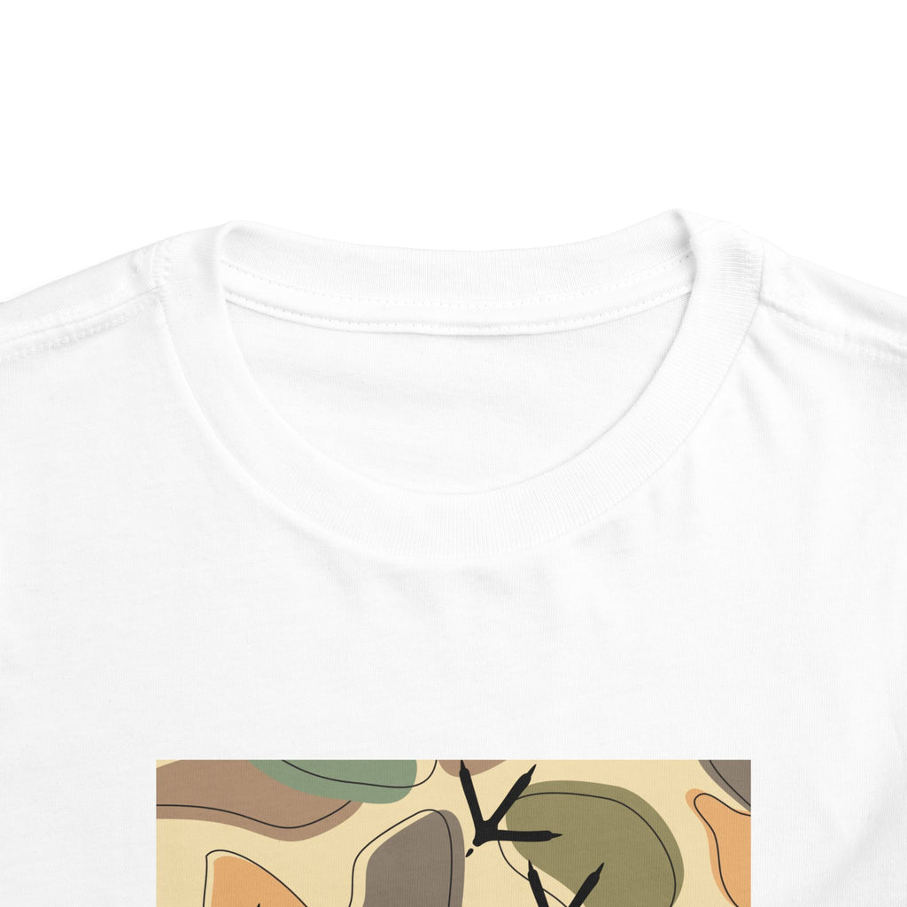 Toddler Tee - Cute Turkey Camouflage "What Property Line?" Kids Shirt