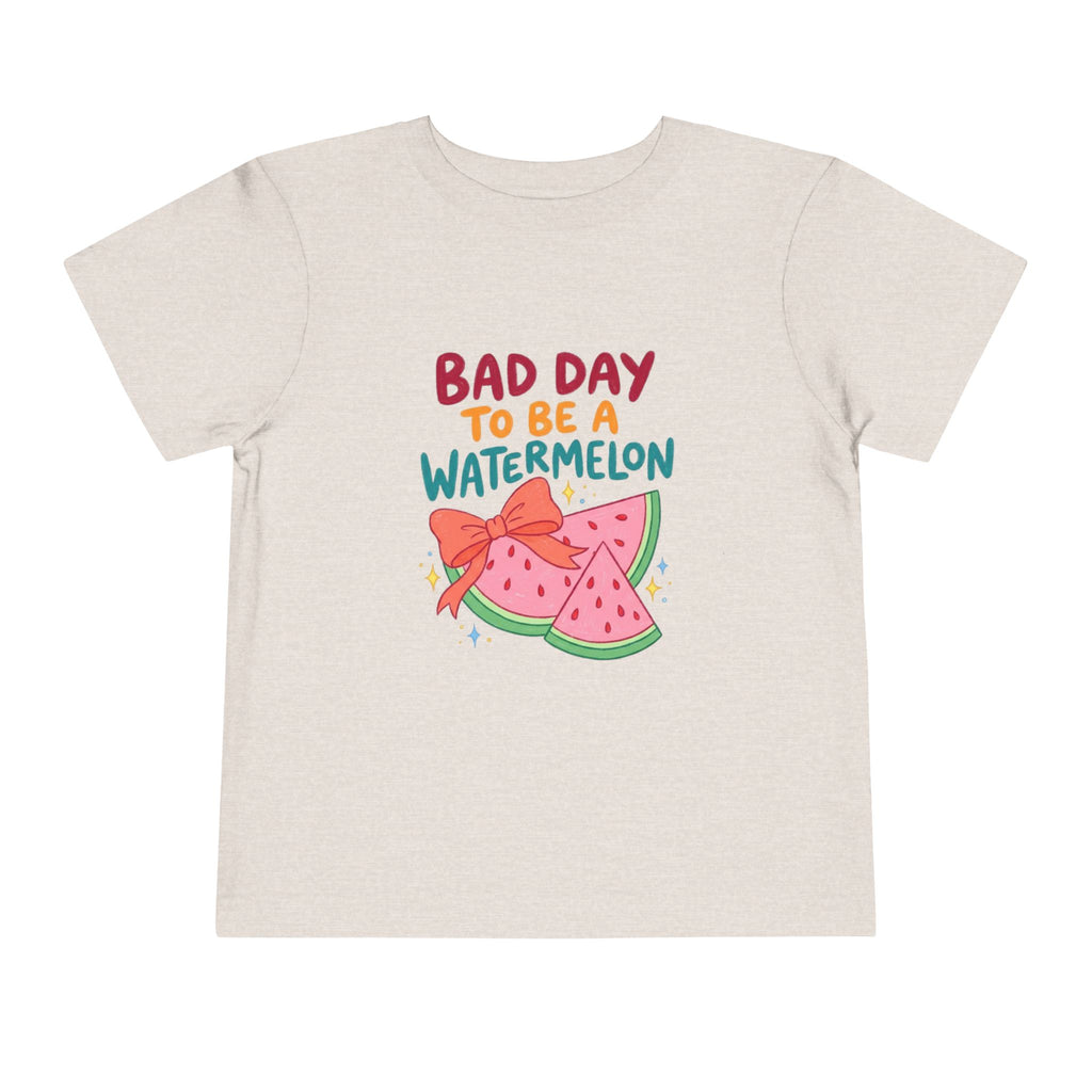 Toddler Tee | "Bad Day to Be a Watermelon" | Cute Fruit Graphic