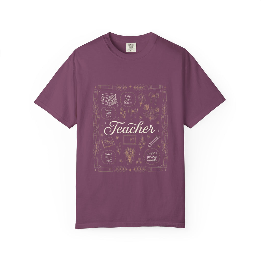 Teacher Vintage Chalkboard T‑Shirt