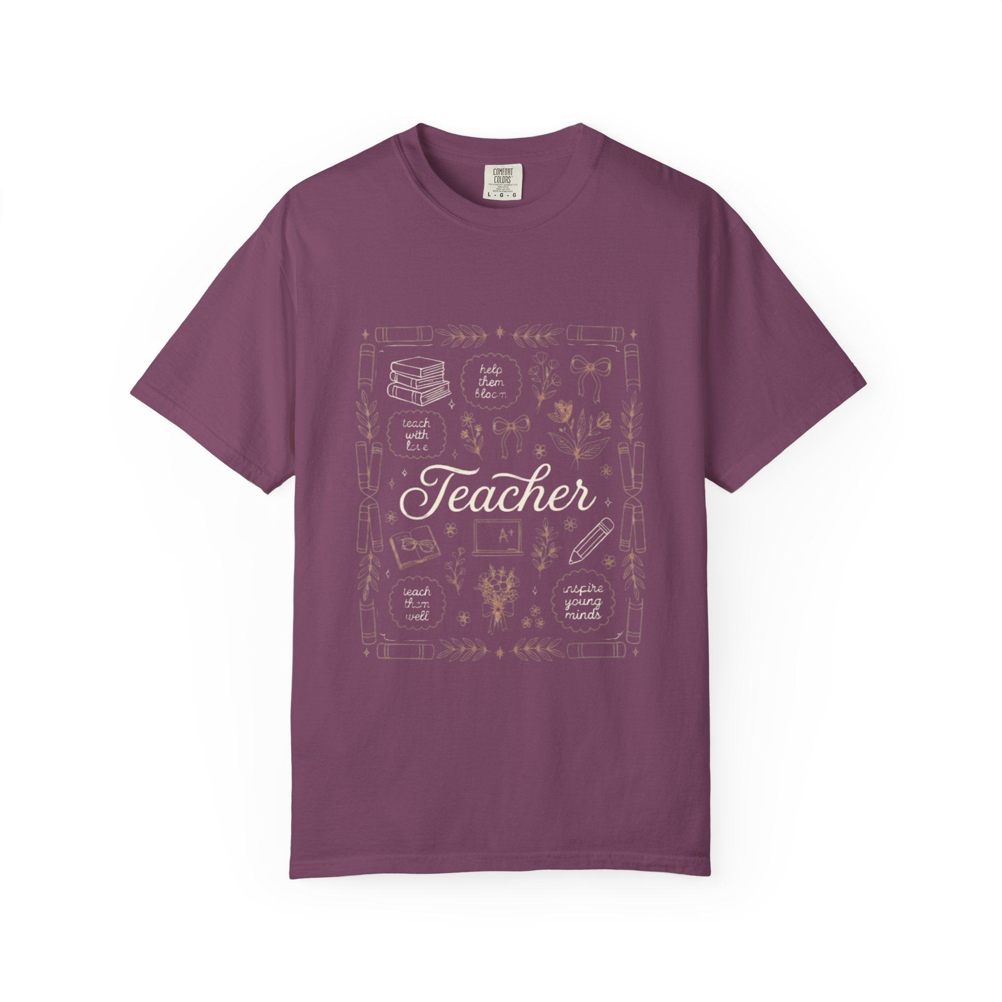 Teacher Vintage Chalkboard T‑Shirt