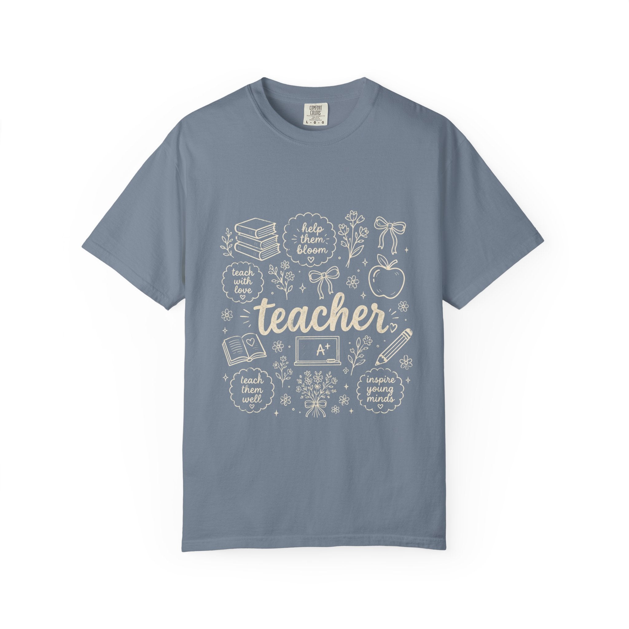 Teach Them Well Chalkboard Tee | Vintage Teacher Shirt | Teacher Gift