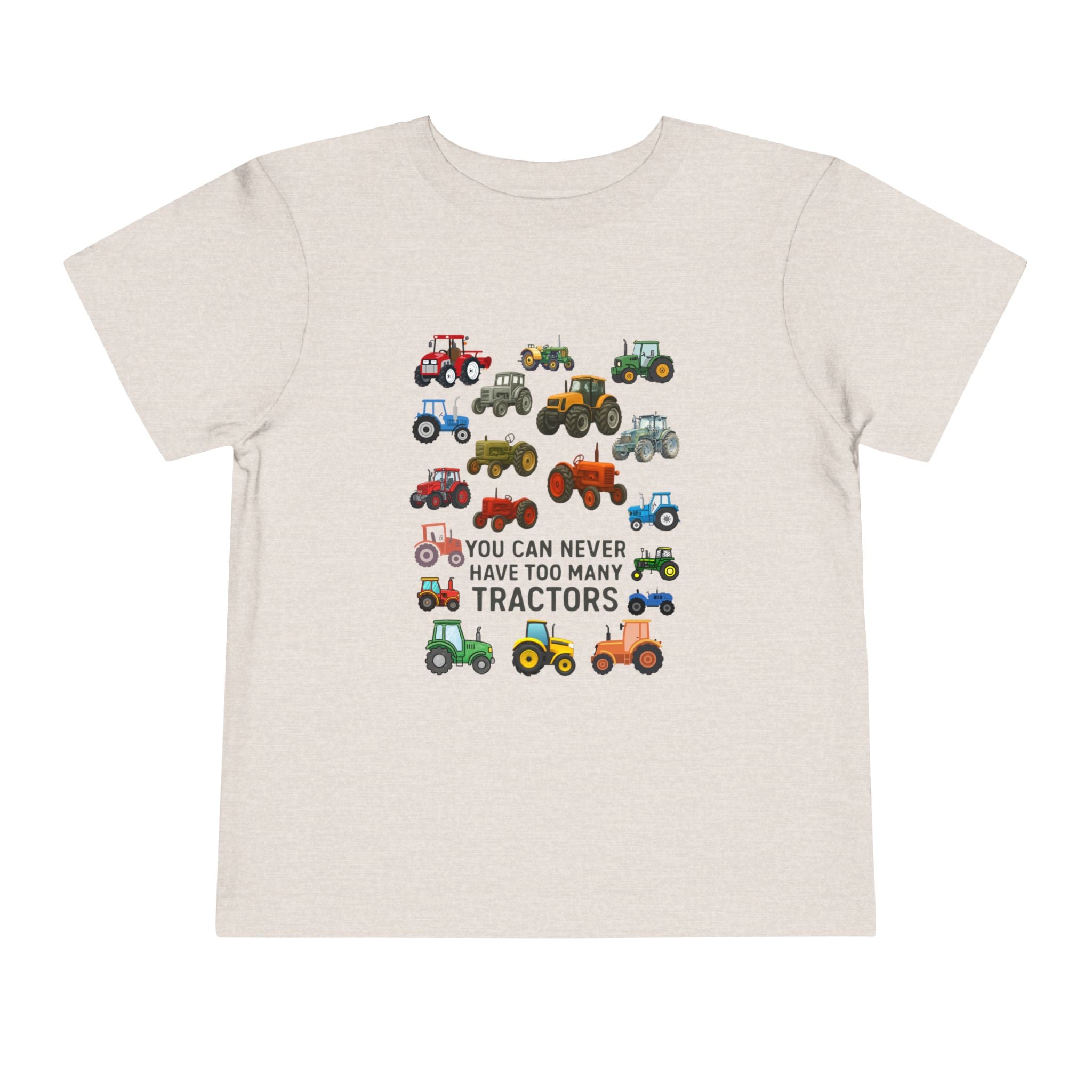 Toddler Tractor Tee – "You Can Never Have Too Many Tractors" Cute Farm Vehicle Shirt
