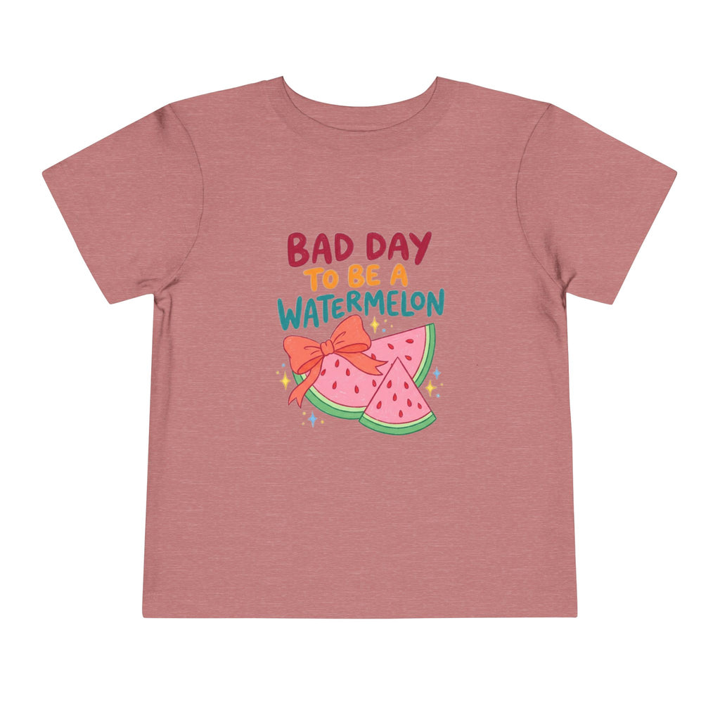 Toddler Tee | "Bad Day to Be a Watermelon" | Cute Fruit Graphic