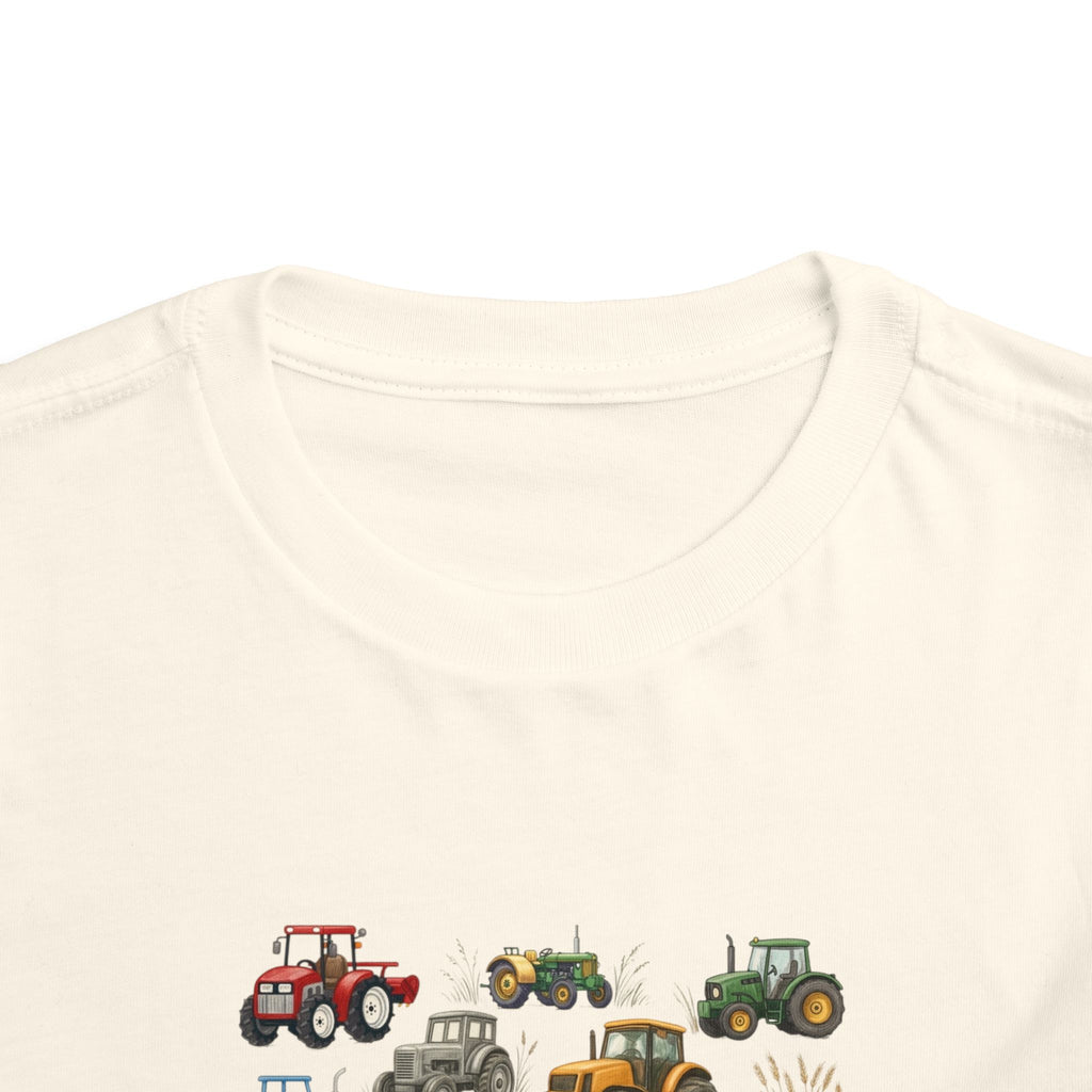Never Too Many Tractors Toddler Tee | Farm Graphic | Birthday Gift