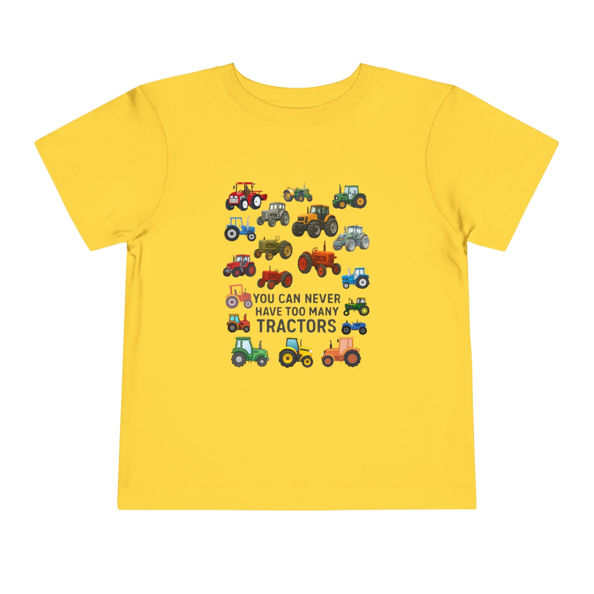 Toddler Tractor Tee – "You Can Never Have Too Many Tractors" Cute Farm Vehicle Shirt