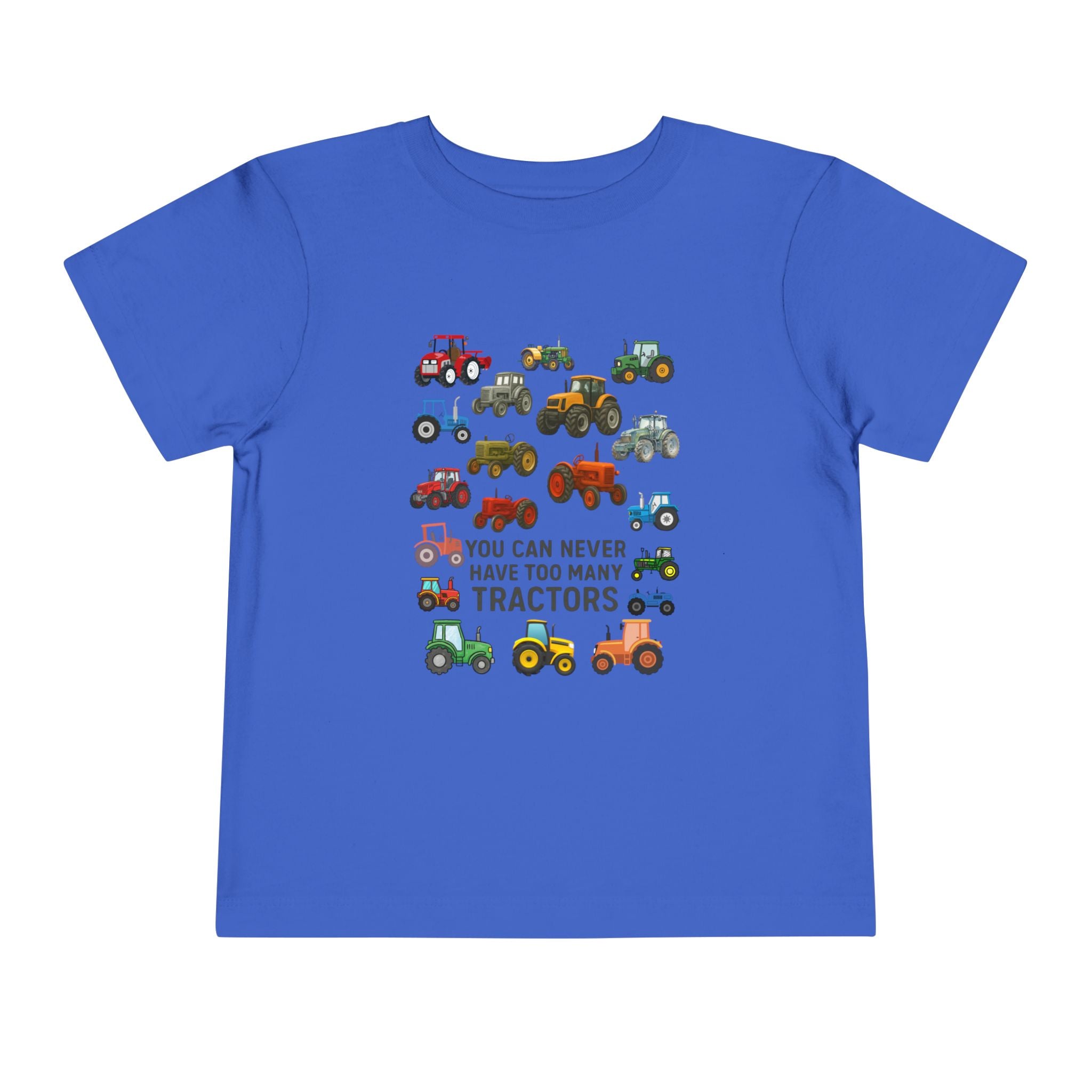 Toddler Tractor Tee – "You Can Never Have Too Many Tractors" Cute Farm Vehicle Shirt