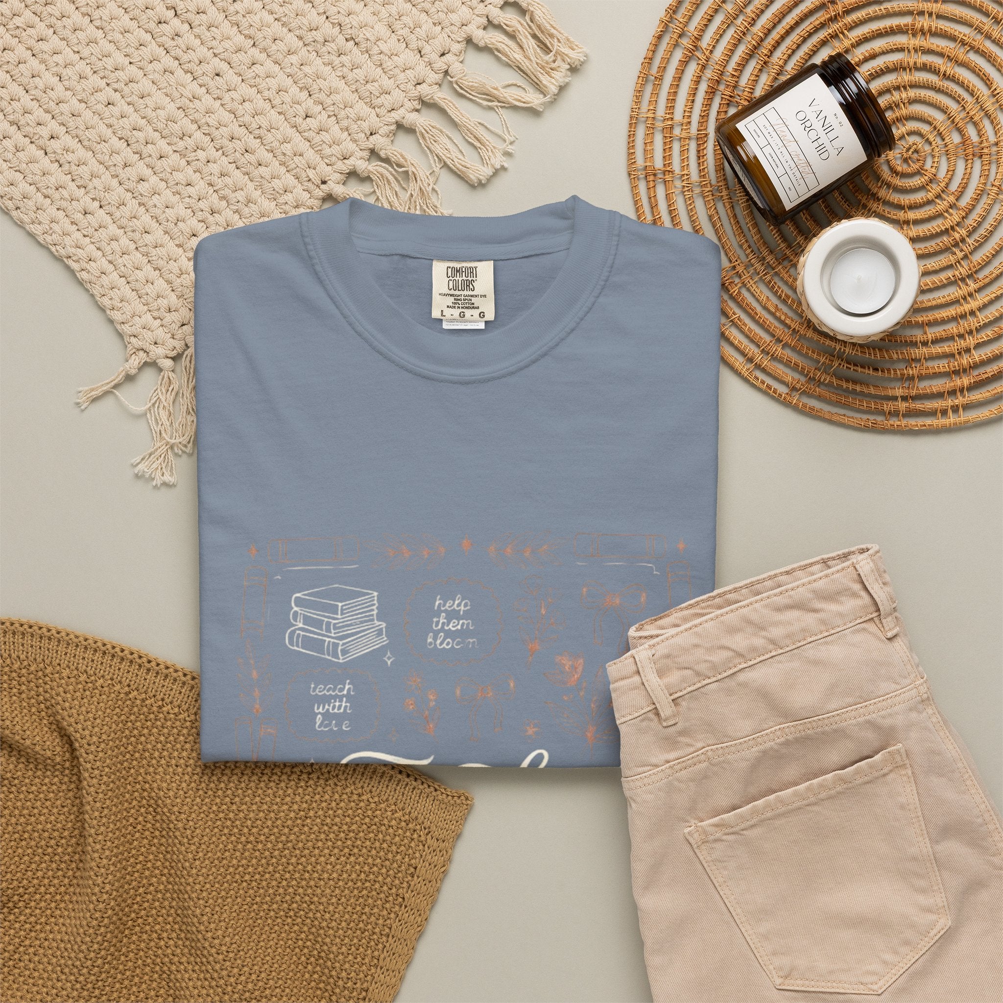 Teacher Vintage Chalkboard T‑Shirt