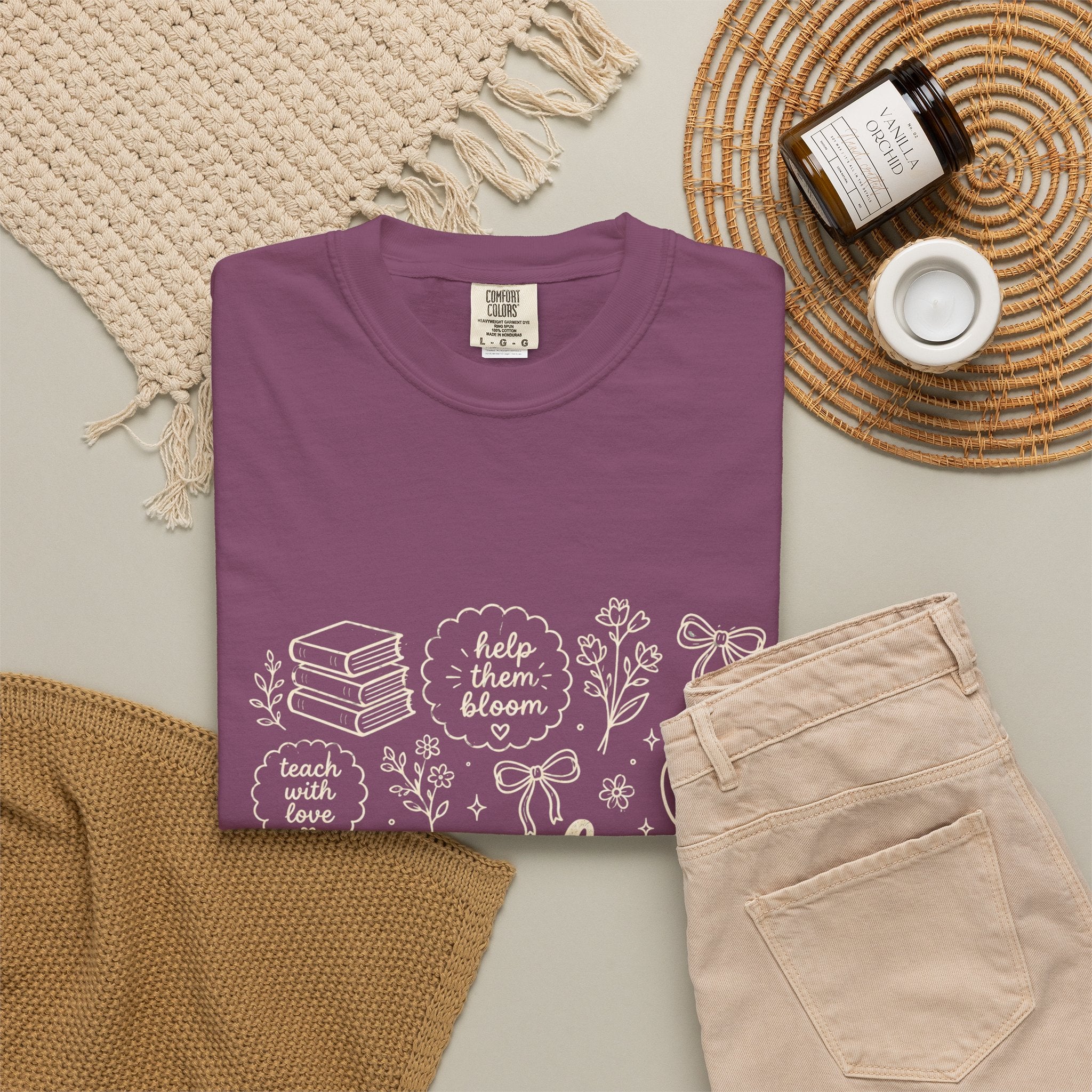 Teach Them Well Chalkboard Tee | Vintage Teacher Shirt | Teacher Gift