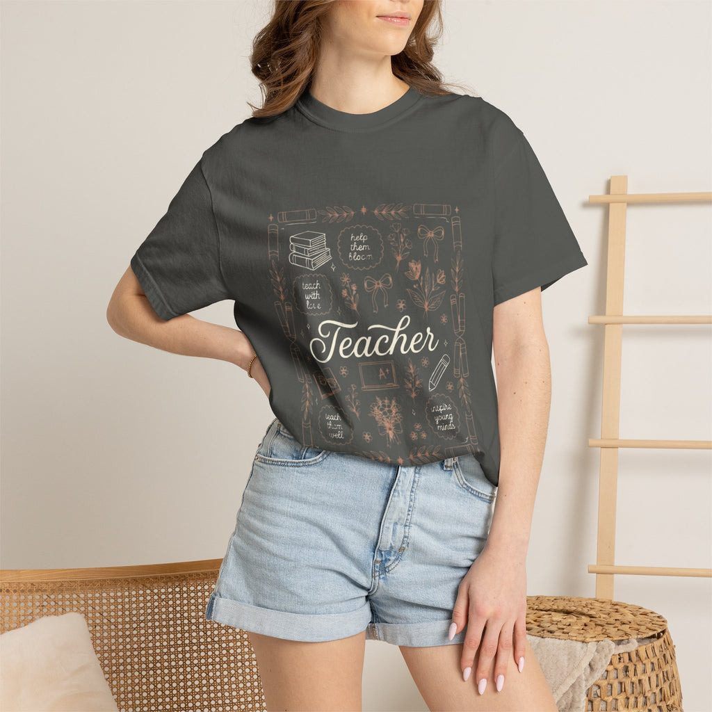 Teacher Vintage Chalkboard T‑Shirt