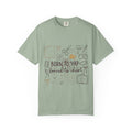 Nurse T-Shirt — "Born to Yap, Forced to Chart" Cute Medical Doodle Tee