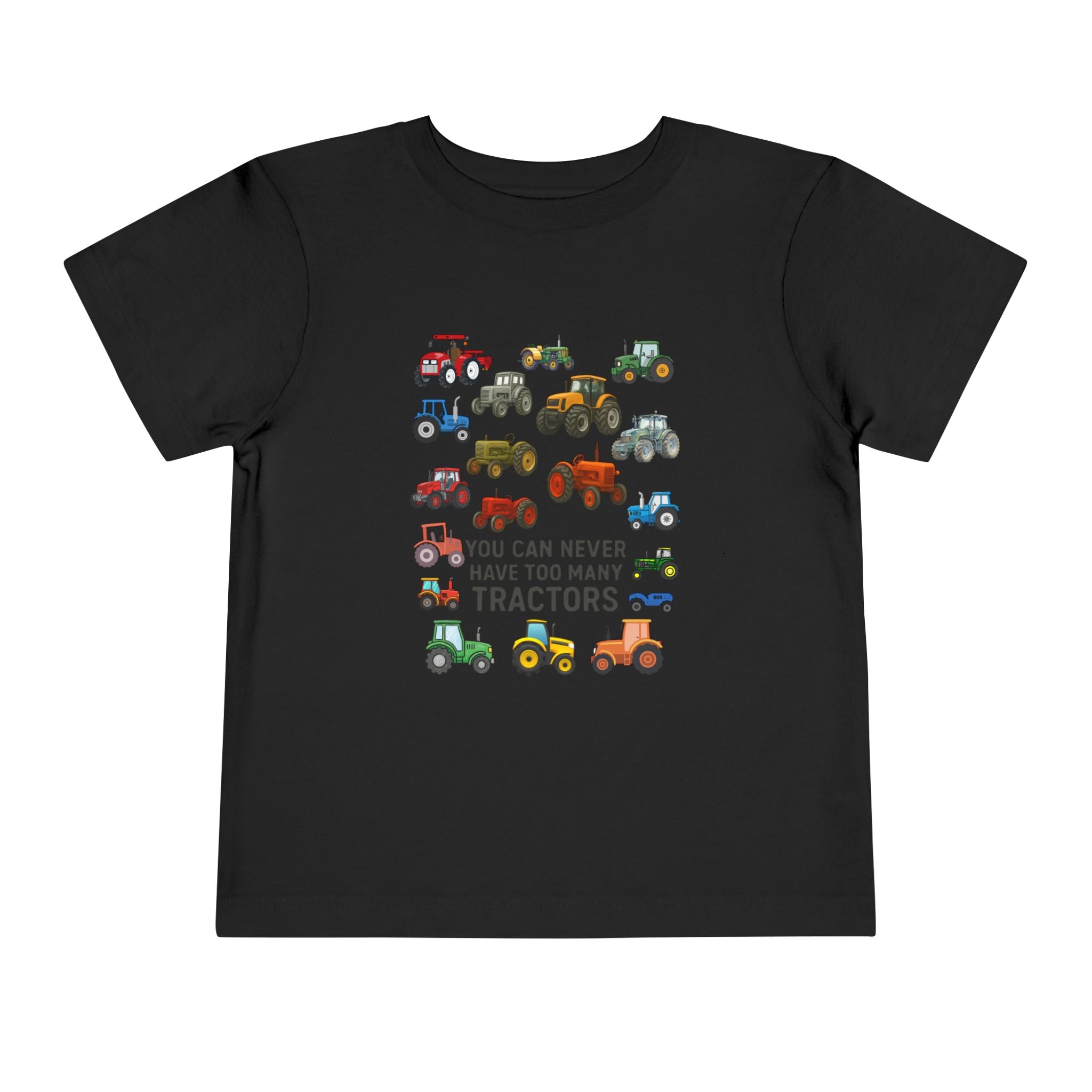 Toddler Tractor Tee – "You Can Never Have Too Many Tractors" Cute Farm Vehicle Shirt