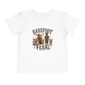 Toddler Tee — "Barefoot and Feral" Farm Kids Graphic